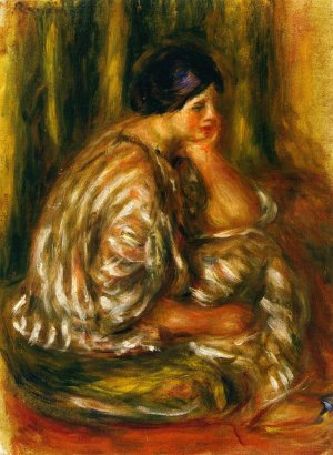 Woman in an Oriental Costume by Pierre-Auguste Renoir Oil Painting
