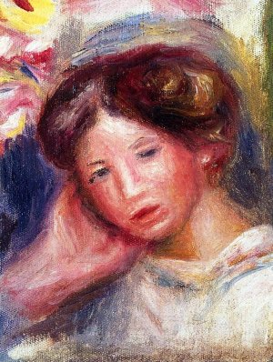 Woman's Head 11 by Pierre-Auguste Renoir Oil Painting