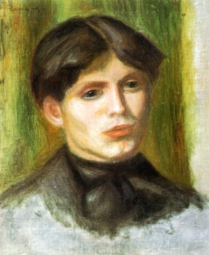 Woman's Head by Pierre-Auguste Renoir Oil Painting