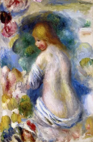 Woman's Nude Torso painting by Pierre-Auguste Renoir