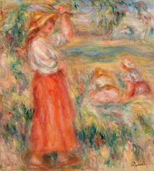 Women in the Fields by Pierre-Auguste Renoir Oil Painting