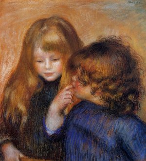 Young Gypsy Girls by Pierre-Auguste Renoir Oil Painting