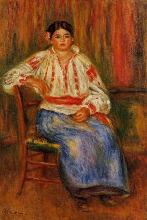 Young Roumanian by Pierre-Auguste Renoir Oil Painting