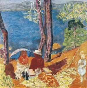 Bord de mer, sous les pins by Pierre Bonnard Oil Painting