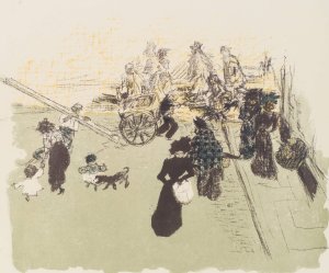 Coin de rue Oil painting by Pierre Bonnard