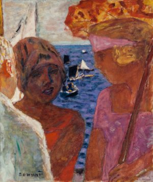 Conversation a Arcachon by Pierre Bonnard Oil Painting