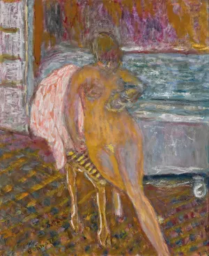 Femme a sa toilette Oil painting by Pierre Bonnard