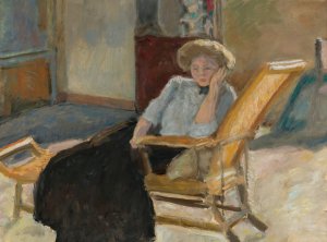 Femme Assise by Pierre Bonnard Oil Painting