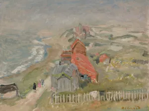 La Maison Au Bord Du Chemin Ou Maisons Sur La Falaise by Pierre Bonnard Oil Painting