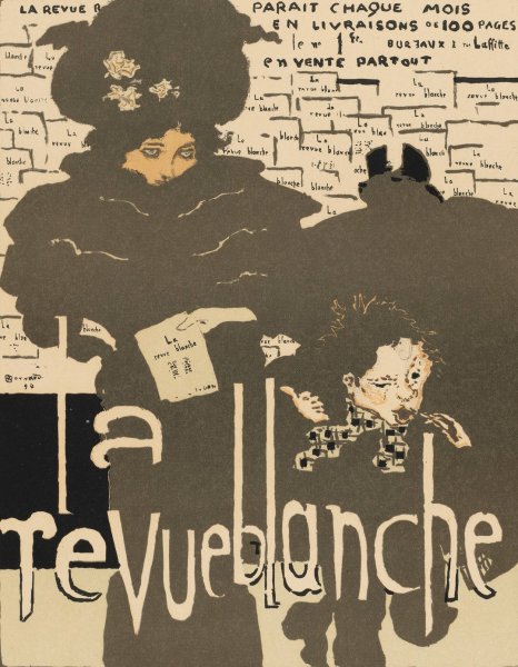 La Revue Blanche  by Pierre Bonnard - Hand-Painted Oil Painting Reproduction