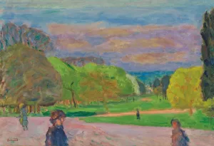 Le jardin public by Pierre Bonnard Oil Painting