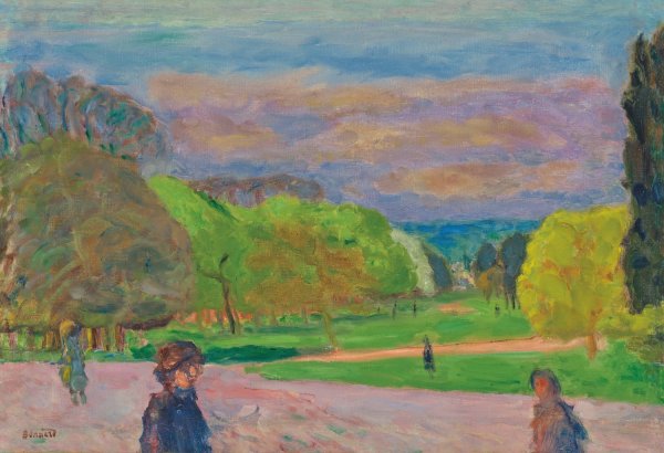 Main Product Photo of Le jardin public  Painting by Pierre Bonnard