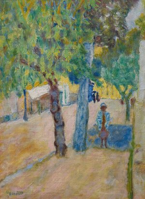 Personnage Sous Un Arbre by Pierre Bonnard Oil Painting