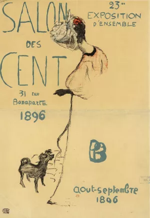 Salon des Cent by Pierre Bonnard Oil Painting