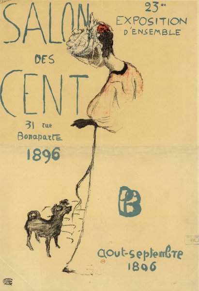 Salon des Cent  by Pierre Bonnard - Hand-Painted Oil Painting Reproduction