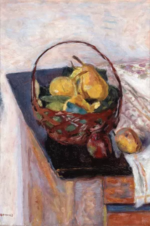 The Basket of Fruit by Pierre Bonnard Oil Painting