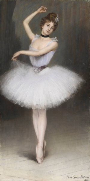A Ballerina by Pierre Carrier-Belleuse Oil Painting