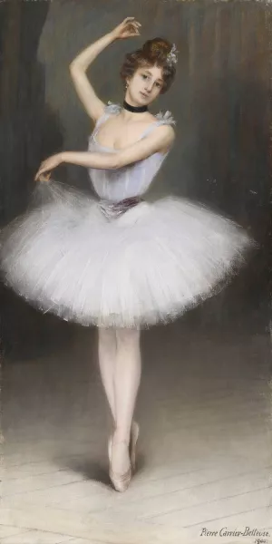 A Ballerina Oil painting by Pierre Carrier-Belleuse