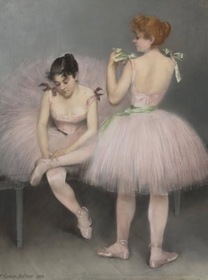Les danseuses by Pierre Carrier-Belleuse Oil Painting