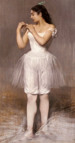 Main Product Photo of The Ballerina Painting by Pierre Carrier-Belleuse
