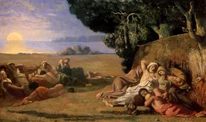 Le Sommeil painting by Pierre Cecile Puvis De Chavannes