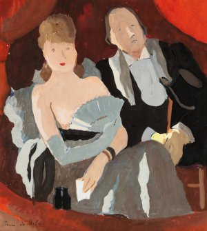 La Loge by Pierre De Belay Oil Painting