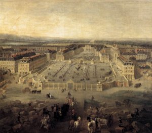 View of Versailles by Pierre-Denis Martin Oil Painting