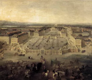 View of Versailles Oil painting by Pierre-Denis Martin