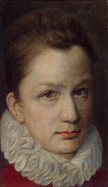 Portrait of a Young Man by Pierre Dumonstier - Hand-Painted Oil Painting Reproduction