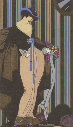 Robe de velours by Pierre-Emile Legrain Oil Painting