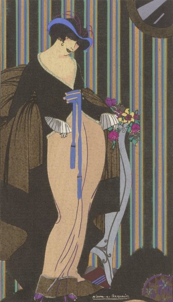 Robe de velours  by Pierre-Emile Legrain - Hand-Painted Oil Painting Reproduction
