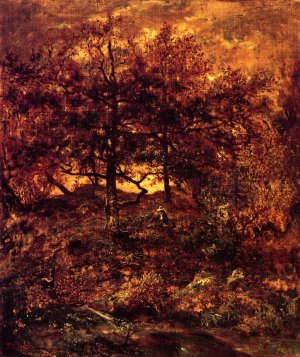 Fall at the Jean-du-Paris, in the Forest of Fontainebleau