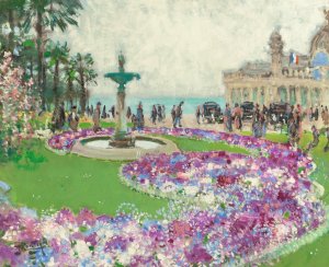 Le Casino by Pierre-Eugene Montezin Oil Painting