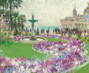Le Casino by Pierre-Eugene Montezin Oil Painting