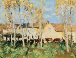 Misy Sur Yonne by Pierre-Eugene Montezin Oil Painting