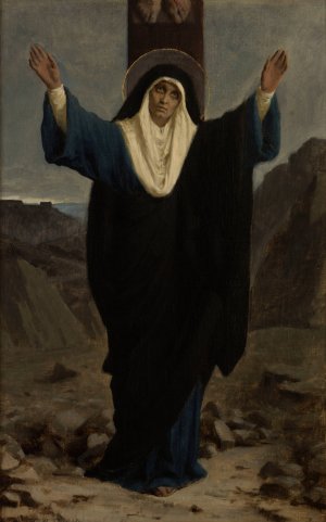 Mater dolorosa by Pierre Fritel Oil Painting