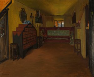 La chambre a coucher de Victor Hugo a Hauteville House by Pierre Georges Jeanniot Oil Painting