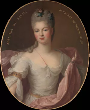 Marie Adelaide de Savoie Oil painting by Pierre Gobert