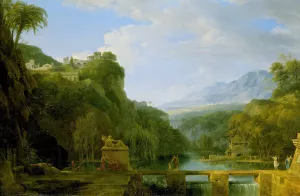 Landscape Of Ancient Greece by Pierre-Henri De Valenciennes Oil Painting