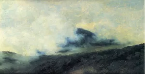 Rocca di Papa in the Mist by Pierre-Henri De Valenciennes Oil Painting