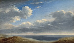 Study of Clouds over the Roman Campagna by Pierre-Henri De Valenciennes Oil Painting