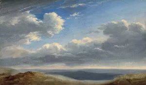 Study of Clouds over the Roman Campagna by Pierre-Henri De Valenciennes Oil Painting