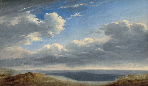 Main Product Photo of Study of Clouds over the Roman Campagna  Painting by Pierre-Henri De Valenciennes