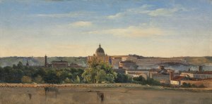 View of Rome by Pierre-Henri De Valenciennes Oil Painting