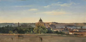 View of Rome by Pierre-Henri De Valenciennes Oil Painting