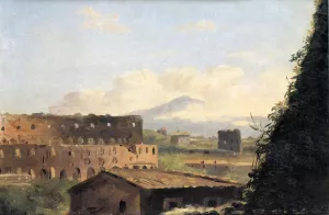 View of the Colosseum by Pierre-Henri De Valenciennes Oil Painting