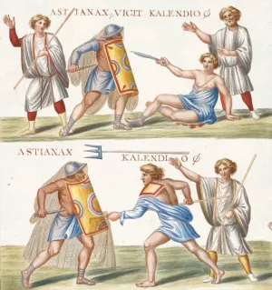Alora copia di musaico, trovato nel'orto detto de carciofalo. by Pierre-Jean Mariette Oil Painting