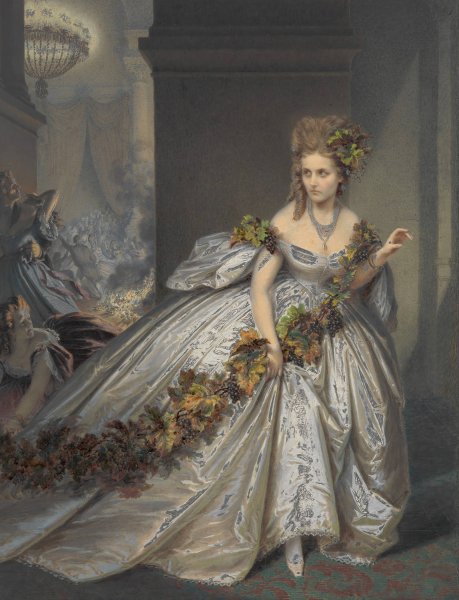 La Frayeur  by Pierre-Louis Pierson - Hand-Painted Oil Painting Reproduction