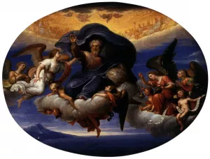 God the Father by Pierre Mignard - Oil Painting Reproduction