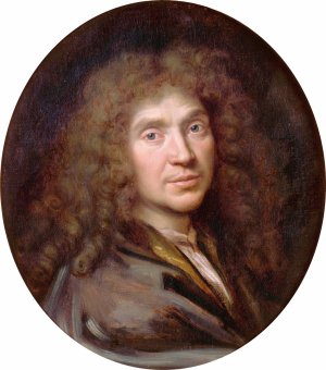 Moliere by Pierre Mignard Oil Painting